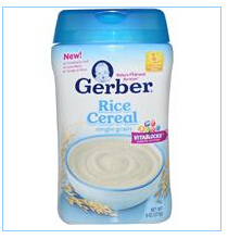 Gerber, 米糊，单谷物，8盎司（227 克）