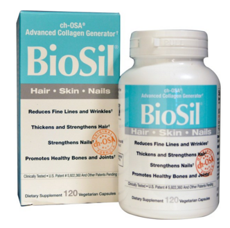 Natural Factors, BioSil，ch-OSA升级版胶原生成胶囊