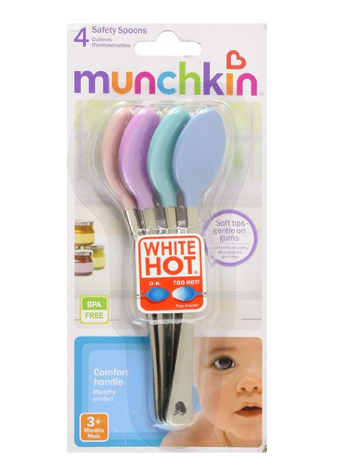 Munchkin White Hot 感温安全勺 4个装