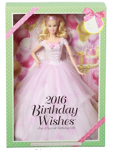Barbie Birthday Wishes 2016珍藏版芭比娃娃