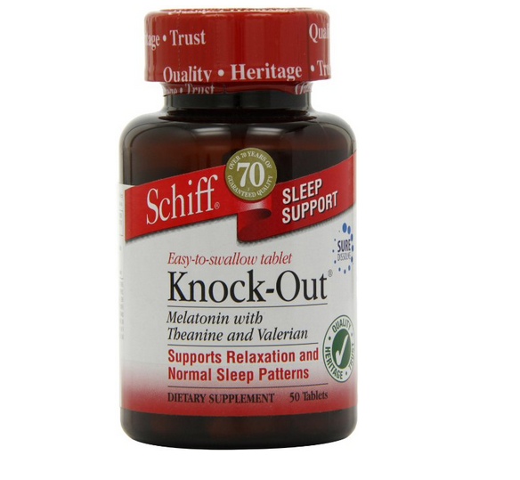 Schiff Knock-Out 褪黑素 3mg，50粒