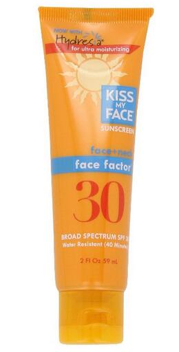 Kiss my face 天然面部防晒霜 Kiss my face 天然面部防晒霜