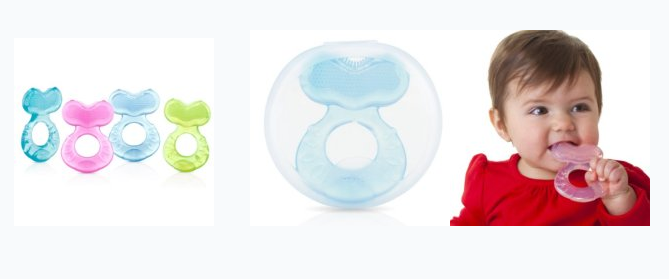 【Nuby 努比 Silicone Teether 宝宝硅胶牙胶】