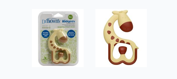 【Dr. Brown's布朗博士 Teether Ridgees Giraffe 长颈鹿牙胶】