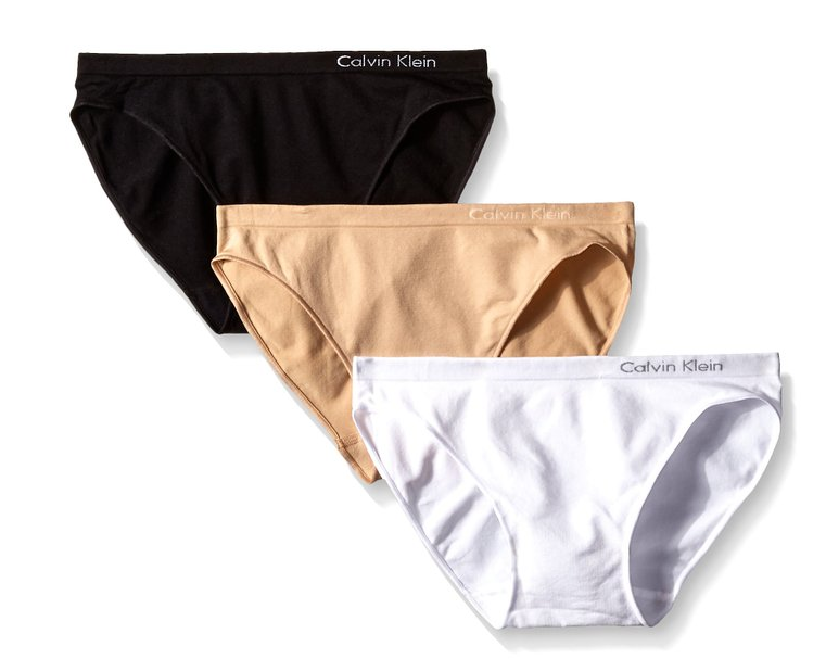  Calvin Klein 女士无缝比基尼内裤 3条装