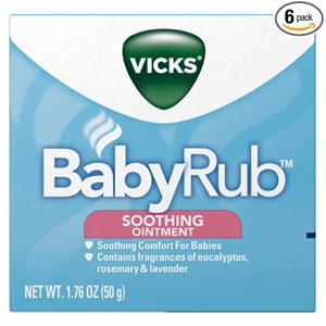 Vicks BabyRub婴幼儿童伤风感冒舒缓膏