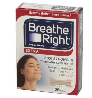 鼻舒乐Breathe Right Nasal Strips 通气鼻贴