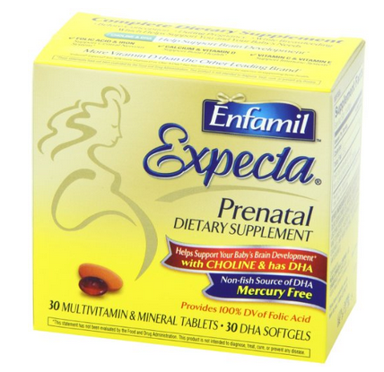 美国Enfamil美赞臣孕妇/哺乳妈妈DHA胶囊+维生素组合 套装