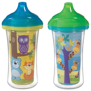 Munchkin 麦肯齐 Click Lock 2 Count Insulated 幼儿学饮杯2只装 Munchkin 麦肯齐 Click Lock 2 Count Insulated 幼儿学饮杯2只装