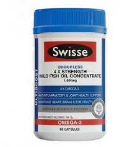 Swisse 4倍高浓缩野生鱼油 60粒