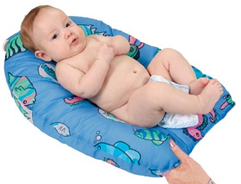 Leachco 加厚型新生儿可漂浮型浴垫充气浴缸
