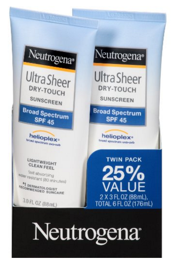 Neutrogena 露得清超薄防晒霜 SPF45