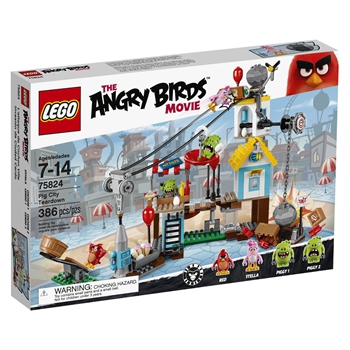 LEGO 乐高 Angry Birds 愤怒的小鸟系列 75824 捣毁猪猪城堡