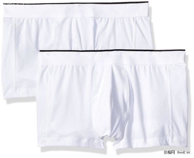 HUGO BOSS Excite 弹力棉 男Trunk短平角内裤 2条装