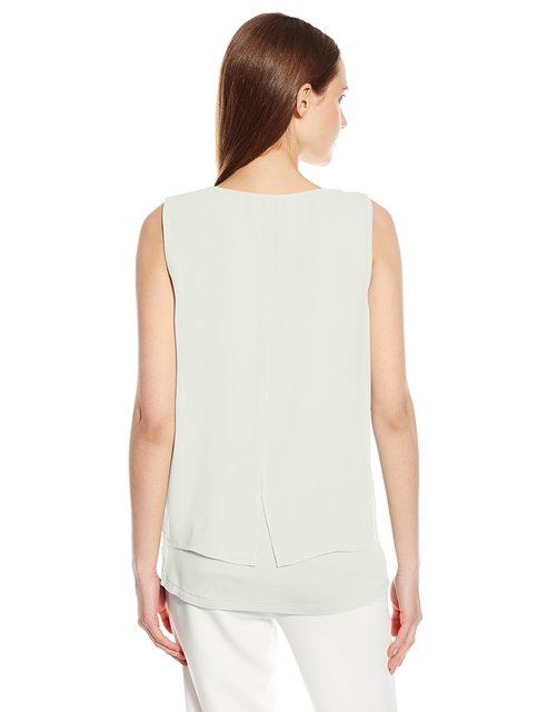 CK Top with Pleat Chiffon 女款无袖上装 