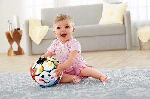 Fisher-Price 费雪 Laugh & Learn Singin' Soccer Ball 音乐毛绒足球