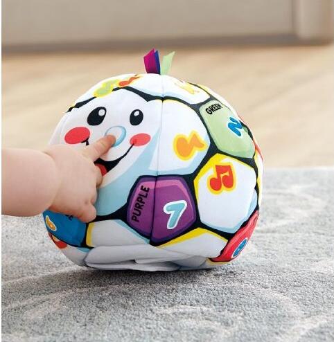 Fisher-Price 费雪 Laugh & Learn Singin' Soccer Ball 音乐毛绒足球