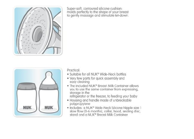 NUK Expressive 手动吸奶器
