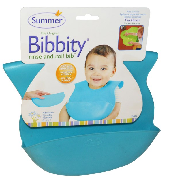 Summer Infant, Bibbity，可冲洗卷型围嘴