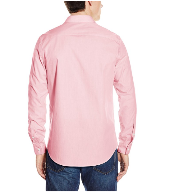 Calvin Klein 男士细条纹纯棉衬衫
