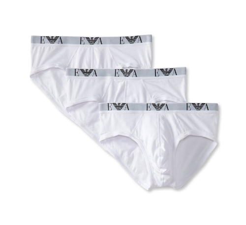  Emporio Armani Men's Three-Pack Cotton Briefs 男士经典款全棉内裤3条