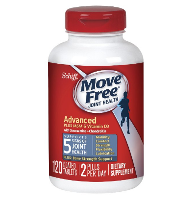 Move Free加强型维骨力止痛+维生素D3 120粒