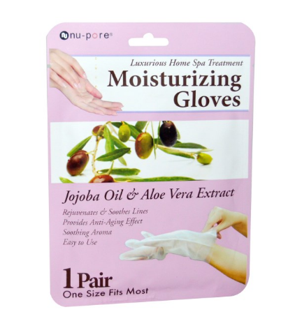 United Exchange, Moisturizing Gloves, Jojoba Oil & Aloe Vera Extract, 1 Pair