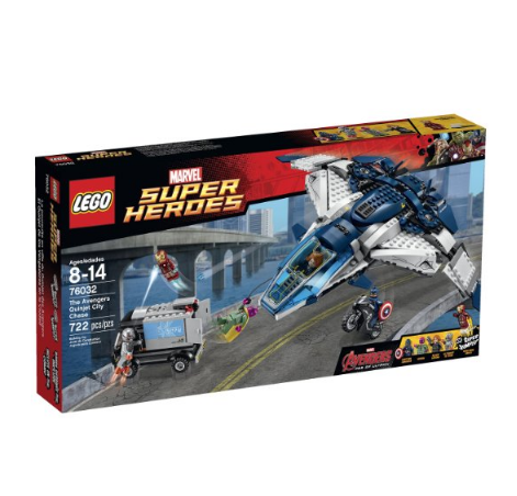 LEGO Superheroes 乐高 76032 超级英雄之复联2昆式战机