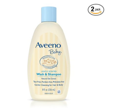 Aveeno 婴儿洗发、沐浴二合一236ml*2个装