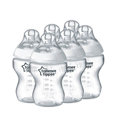  Tommee Tippee 汤美天地 防胀气宽口径奶瓶 260ml*6个