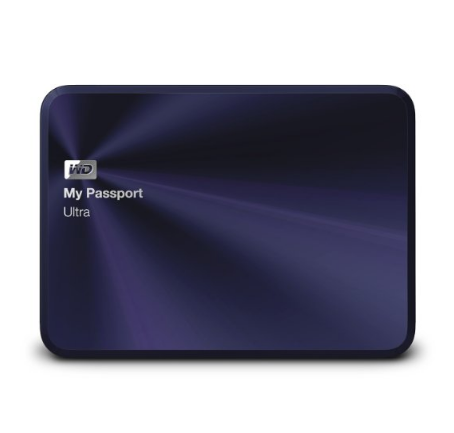 西部数据(WD)My Passport Ultra 金属版USB3.0 超便携移动硬盘