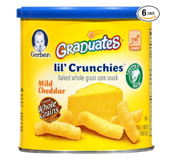 Gerber Graduates Lil' Crunchies嘉宝手指泡芙条