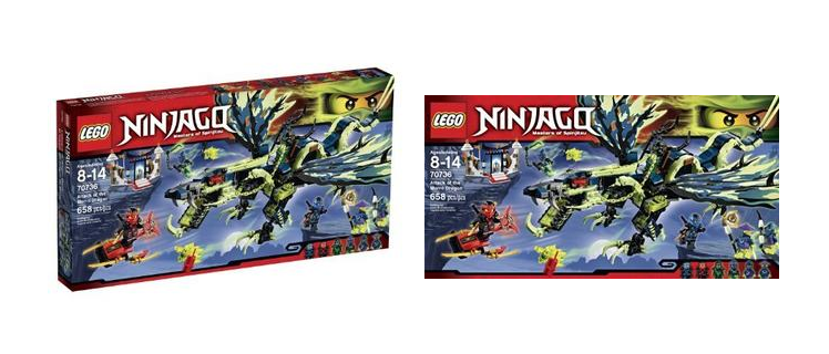 乐高(LEGO) Ninjago 幻影忍者系列 70736 摩罗大师的暗黑巨龙王