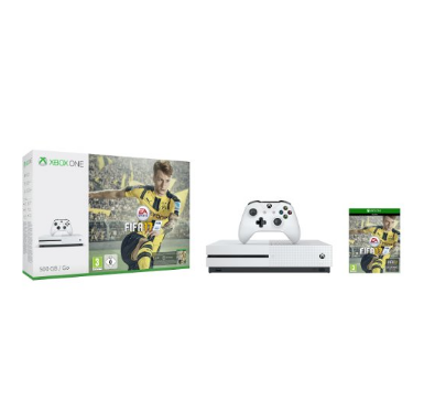 Microsoft 微软 Xbox One S 500GB 游戏主机《FIFA17》捆绑版 