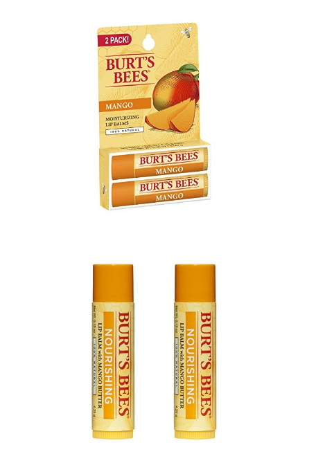 Burt's Bees 小蜜蜂 护唇膏 芒果味 2只装