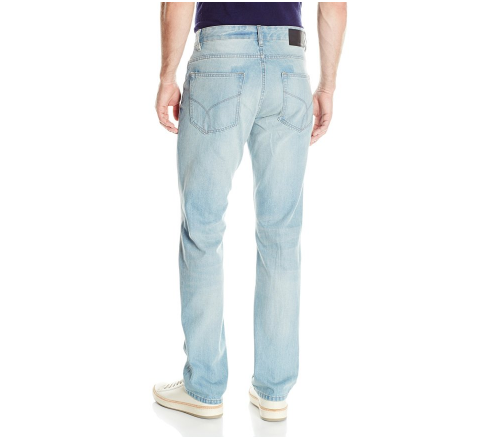 Calvin Klein Jeans CK牛仔男士修身直筒破洞牛仔裤