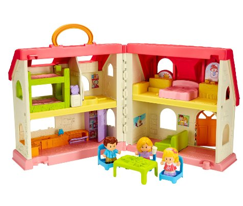 Fisher-Price 费雪 Little People 声效娃娃玩具屋