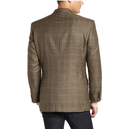Haggar的Houndstooth Windowpane 男西装外套