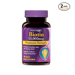 Natrol Biotin 10000 mcg Maximum Strength Tablets生物素