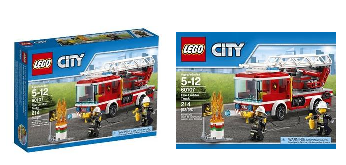 凑单品：乐高（LEGO） 60107 CITY 城市系列 云梯消防车