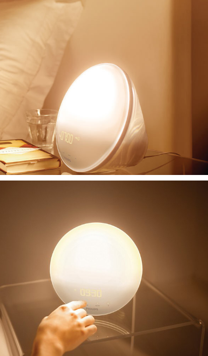 Philips HF3520 Wake-Up Light With Colored Sunrise Simulation飞利浦自然唤醒灯