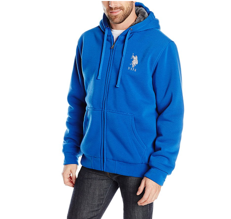 U.S. POLO ASSN. 美国马球协会 Fleece Hoodie 男士连帽抓绒卫衣