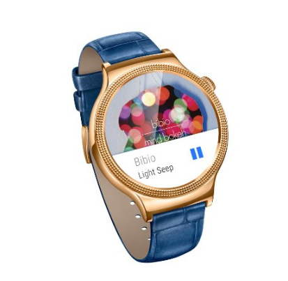 Huawei 华为 智能手表 - 金色表盘/蓝宝石色鳄鱼皮表带