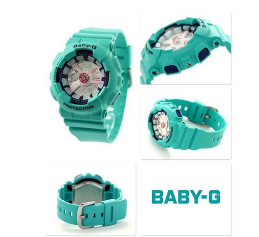 可预订： CASIO 卡西欧 Baby-G系列 BA-110SN-3AER 女士运动腕表