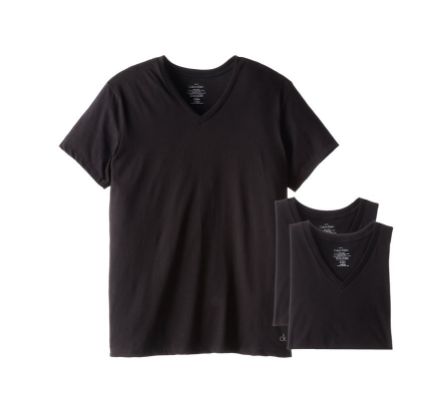 Calvin Klein 卡尔文·克莱恩 男士纯棉V领T恤 