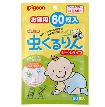 Pigeon贝亲 婴童驱蚊贴 60枚