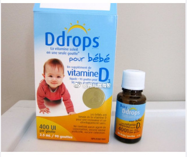 Ddrops 婴儿天然维生素D3 滴剂90滴