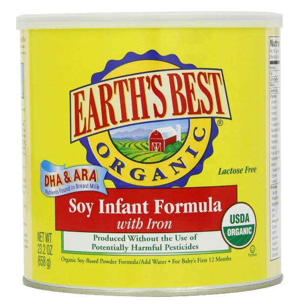 世界最好有机大豆含铁DHA/ARA婴儿配方奶粉730g