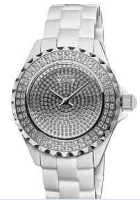AKR457WT Lady Diamond 阿克波斯女士镶钻陶瓷手表