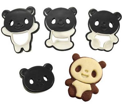 熊猫造型饼干模具套装